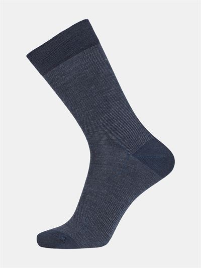 Egtved Twin sock uld/bomuld blå
